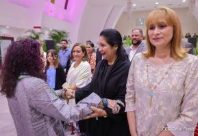 Acto de otorgamiento de los grados militares de Coronel General a mandos del Ejército de Nicaragua