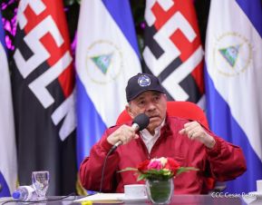 Acto de otorgamiento de los grados militares de Coronel General a mandos del Ejército de Nicaragua