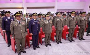 Acto de otorgamiento de los grados militares de Coronel General a mandos del Ejército de Nicaragua