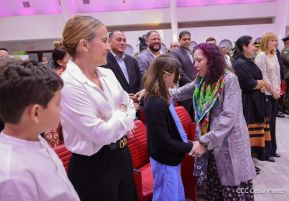 Acto de otorgamiento de los grados militares de Coronel General a mandos del Ejército de Nicaragua