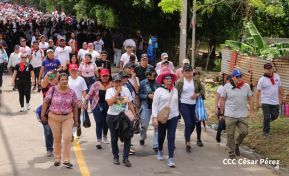 Caminata a la Hacienda El Vapor en homenaje al Comandante Carlos Fonseca Amador