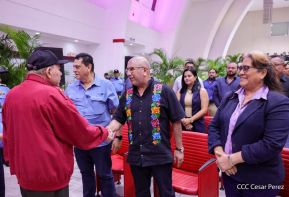 Nicaragua conmemora natalicio del Comandante Carlos Fonseca con acto de ascensos de la Policía Nacional