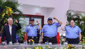 Nicaragua conmemora natalicio del Comandante Carlos Fonseca con acto de ascensos de la Policía Nacional