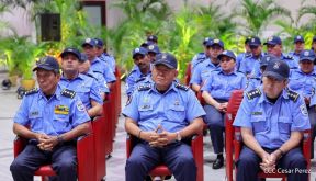 Nicaragua conmemora natalicio del Comandante Carlos Fonseca con acto de ascensos de la Policía Nacional