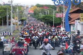 Motorizada Siempre 19 en homenaje al Repliegue Táctico a Masaya