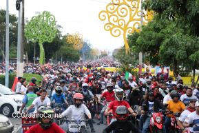 Motorizada Siempre 19 en homenaje al Repliegue Táctico a Masaya