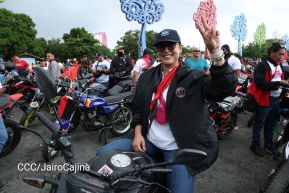 Motorizada Siempre 19 en homenaje al Repliegue Táctico a Masaya