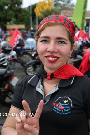 Motorizada Siempre 19 en homenaje al Repliegue Táctico a Masaya