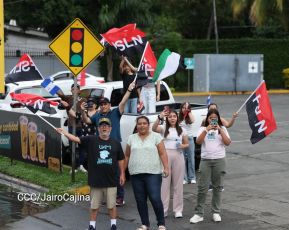 Motorizada Siempre 19 en homenaje al Repliegue Táctico a Masaya
