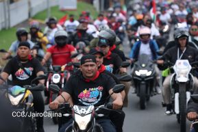 Motorizada Siempre 19 en homenaje al Repliegue Táctico a Masaya