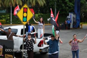 Motorizada Siempre 19 en homenaje al Repliegue Táctico a Masaya