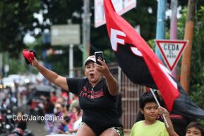Motorizada Siempre 19 en homenaje al Repliegue Táctico a Masaya