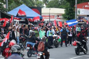 Motorizada Siempre 19 en homenaje al Repliegue Táctico a Masaya