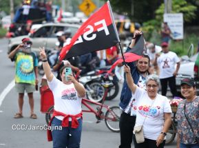Motorizada Siempre 19 en homenaje al Repliegue Táctico a Masaya