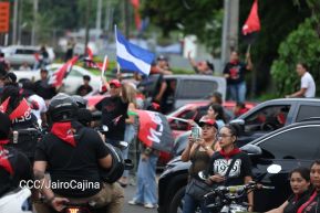 Motorizada Siempre 19 en homenaje al Repliegue Táctico a Masaya