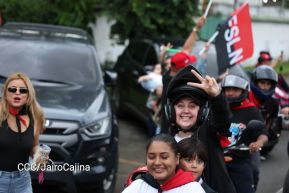 Motorizada Siempre 19 en homenaje al Repliegue Táctico a Masaya