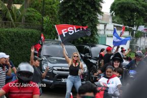Motorizada Siempre 19 en homenaje al Repliegue Táctico a Masaya