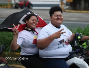 Motorizada Siempre 19 en homenaje al Repliegue Táctico a Masaya