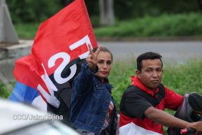 Motorizada Siempre 19 en homenaje al Repliegue Táctico a Masaya