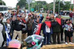Motorizada Siempre 19 en homenaje al Repliegue Táctico a Masaya