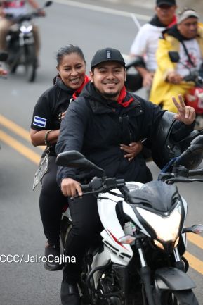 Motorizada Siempre 19 en homenaje al Repliegue Táctico a Masaya