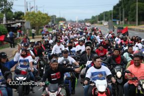 Motorizada Siempre 19 en homenaje al Repliegue Táctico a Masaya