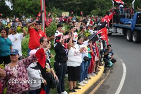 Motorizada Siempre 19 en homenaje al Repliegue Táctico a Masaya