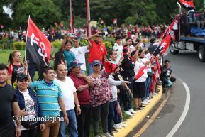 Motorizada Siempre 19 en homenaje al Repliegue Táctico a Masaya