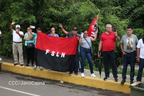 Motorizada Siempre 19 en homenaje al Repliegue Táctico a Masaya