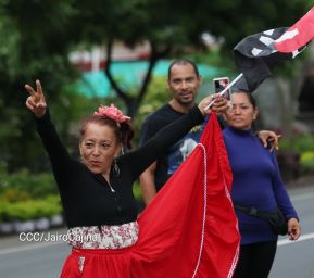 Motorizada Siempre 19 en homenaje al Repliegue Táctico a Masaya