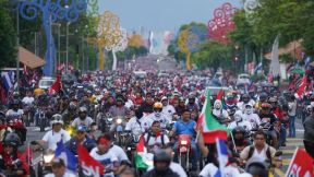 Hacia el 46/19: Aficionados por las motos protagonizan Motorizada Dos, Siempre 19