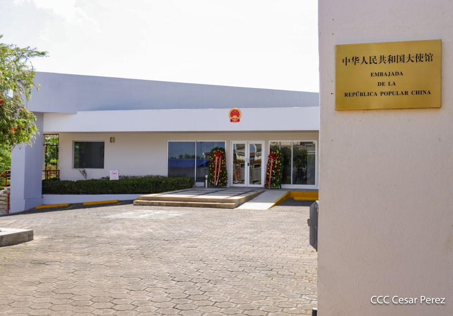 Embajada de la República Popular China inaugura nuevas instalaciones en Nicaragua