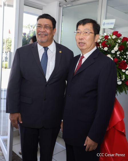 Embajada de la República Popular China inaugura nuevas instalaciones en Nicaragua