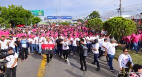 Caminata “Siempre 19, Siempre al Frente, Caminando en Victorias, Adelante con Daniel”