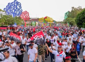 Caminata “Siempre 19, Siempre al Frente, Caminando en Victorias, Adelante con Daniel”