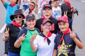 Caminata “Siempre 19, Siempre al Frente, Caminando en Victorias, Adelante con Daniel”