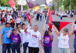 Caminata “Siempre 19, Siempre al Frente, Caminando en Victorias, Adelante con Daniel”