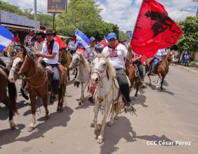 Familias celebran 46 aniversario de la liberación de Estelí
