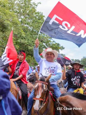 Familias celebran 46 aniversario de la liberación de Estelí