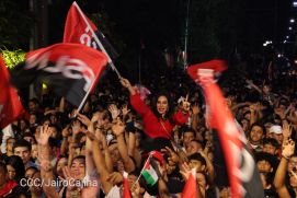 Militancia Sandinista se desbordan en Vigilias del 46/19