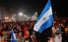 Militancia Sandinista se desbordan en Vigilias del 46/19