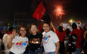 Militancia Sandinista se desbordan en Vigilias del 46/19
