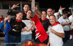 Militancia Sandinista se desbordan en Vigilias del 46/19