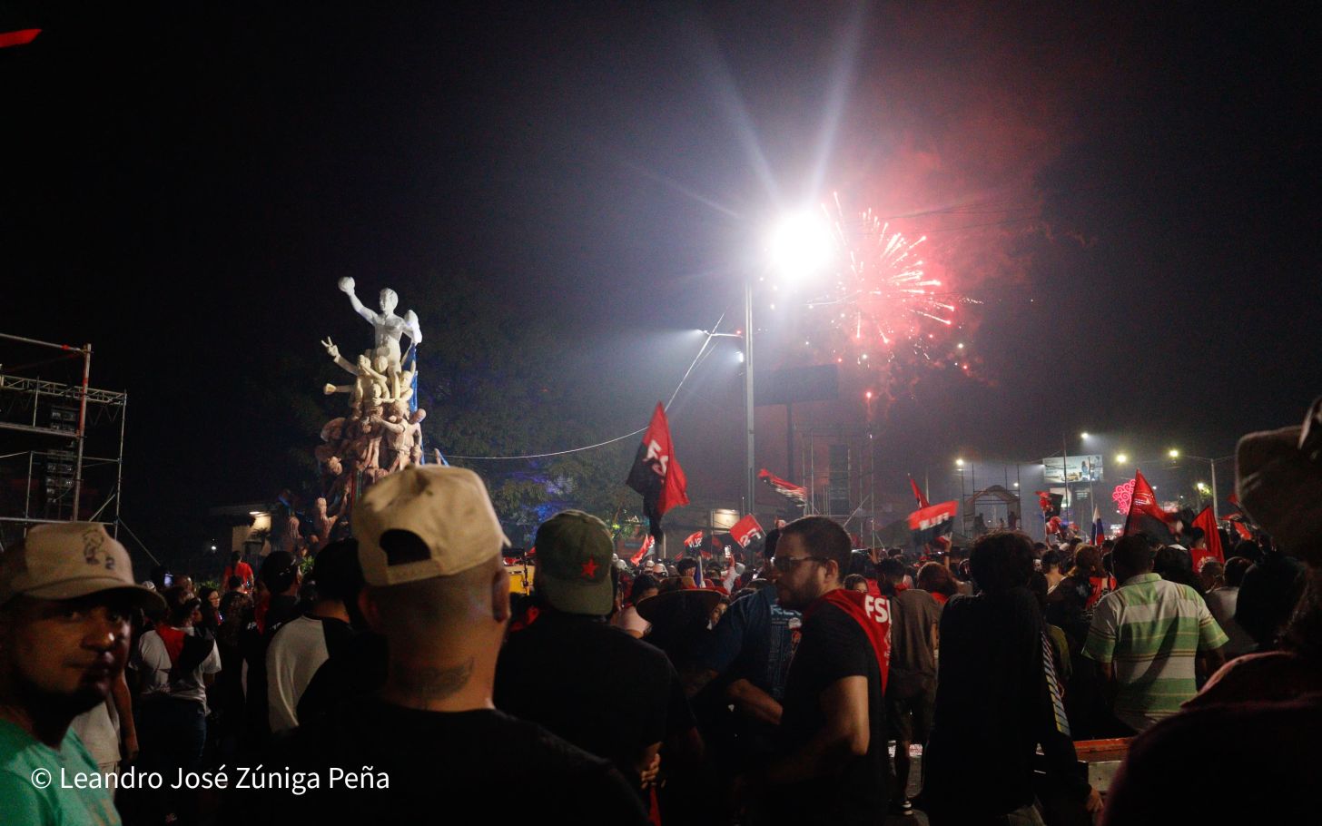 Militancia Sandinista se desbordan en Vigilias del 46/19