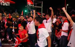 Militancia Sandinista se desbordan en Vigilias del 46/19