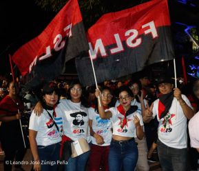 Militancia Sandinista se desbordan en Vigilias del 46/19