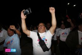 Militancia Sandinista se desbordan en Vigilias del 46/19