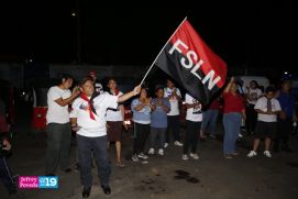 Militancia Sandinista se desbordan en Vigilias del 46/19