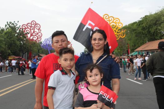 Celebración del 46 aniversario del triunfo de la Revolución Popular Sandinista
