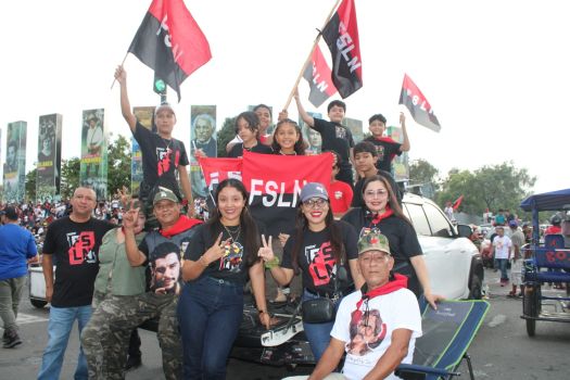 Celebración del 46 aniversario del triunfo de la Revolución Popular Sandinista